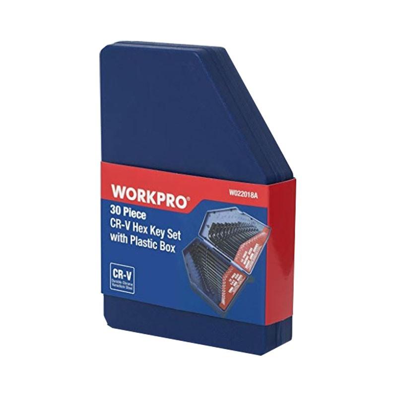 Bộ lục giác 30 chi tiết Workpro W022018