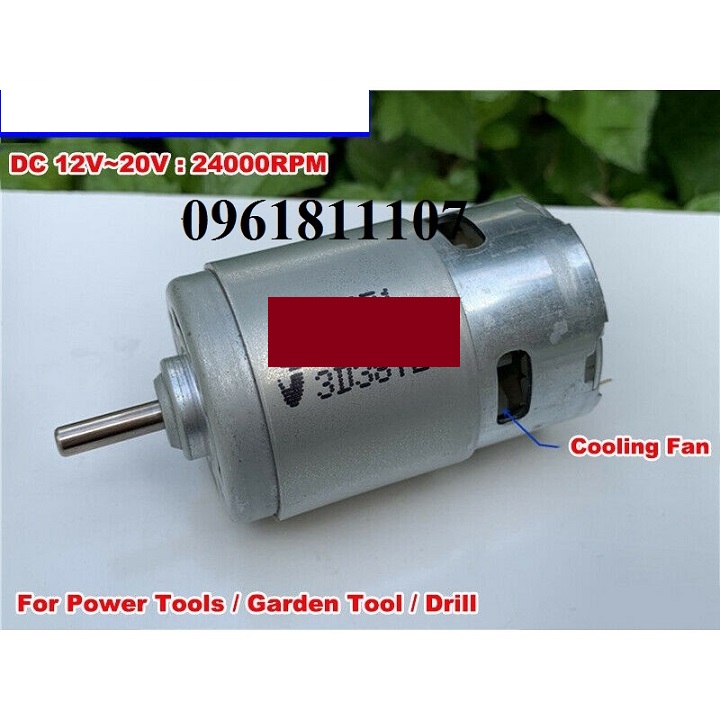 Motor 775 24000 vòng 12V 20V tốc độ cao