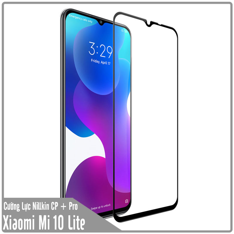 Kính cường lực cho Xiaomi Mi 10 Lite - Redmi 10X 5G Nillkin CP+ PRO - Full viền đen - Hàng Nhập Khẩu