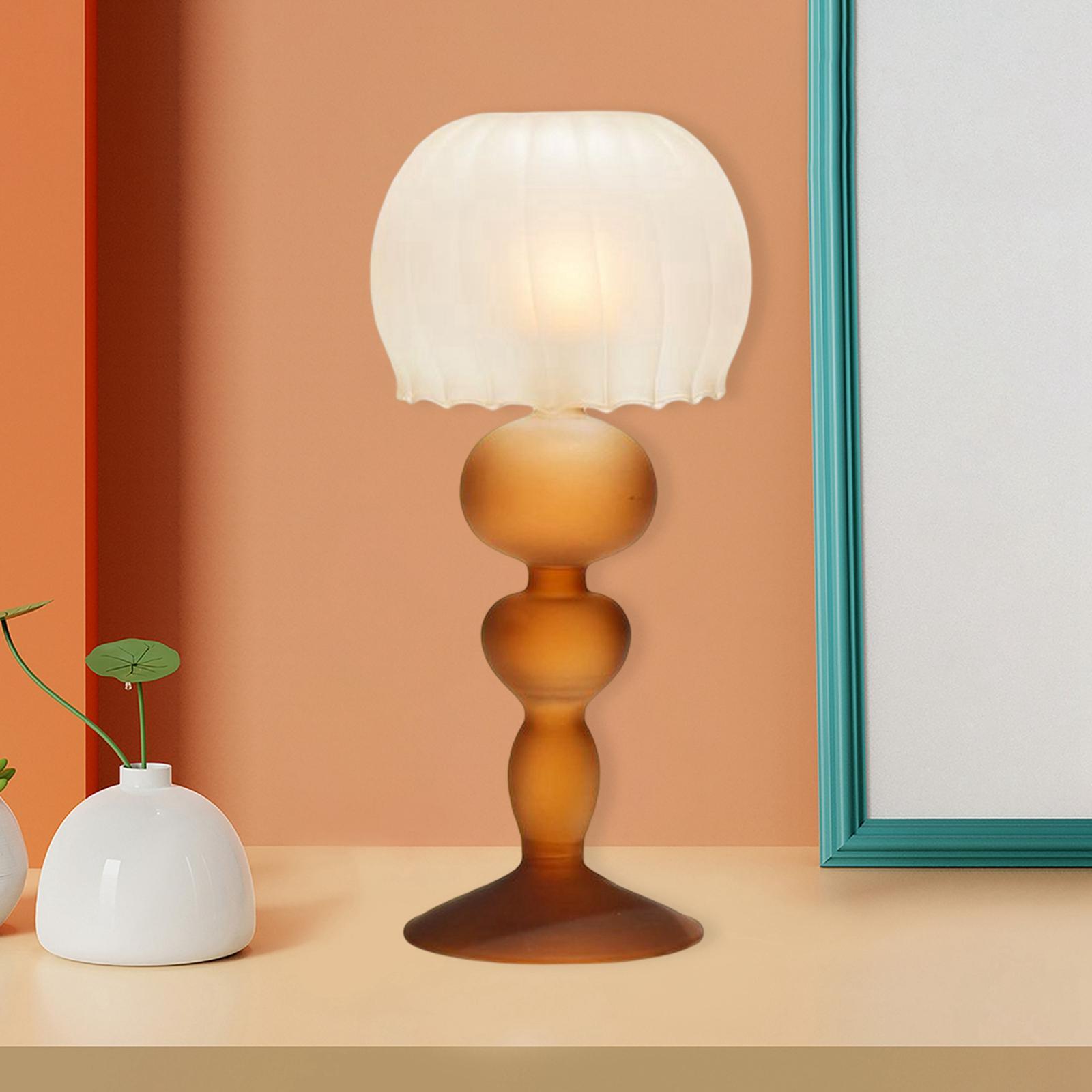 European Style Glass Table Lamp Shape Candle Holder Halloween Ornaments