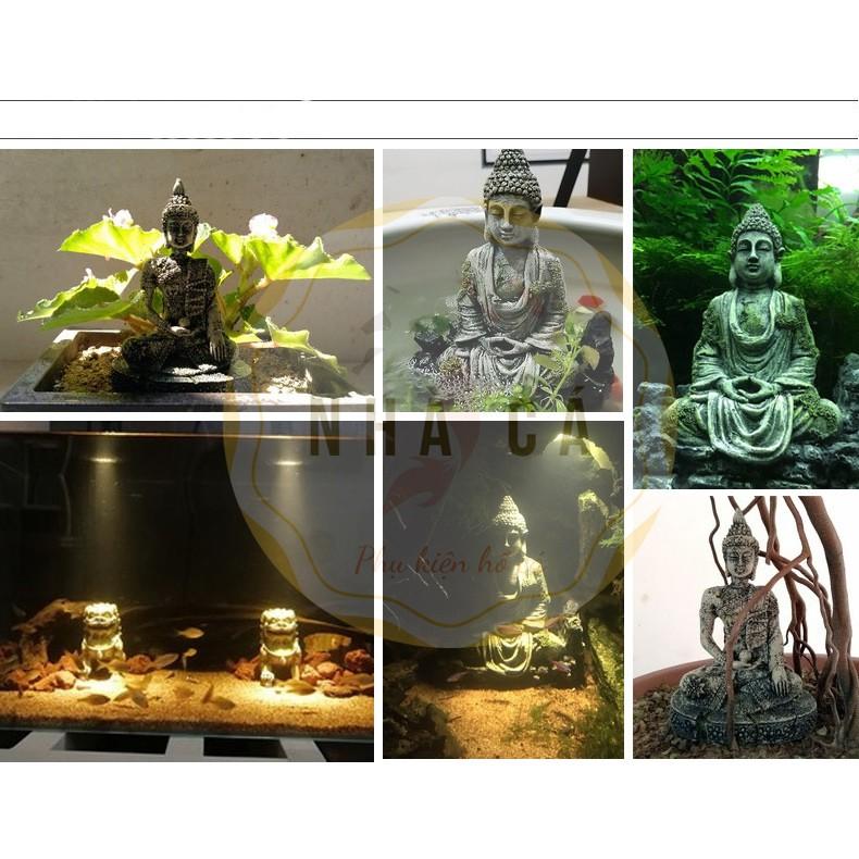 TƯỢNG PHẬT NGỒI TRANG TRÍ PHONG THỦY - TRANG TRÍ HỒ CÁ - THỦY SINH