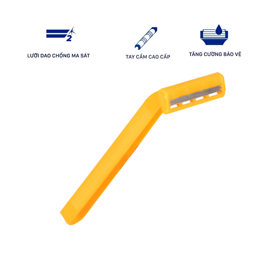 Dao Cạo Râu Avatar 2 Lưỡi Kép Thân Nhựa Dành Cho Nam Giới 1 Lần