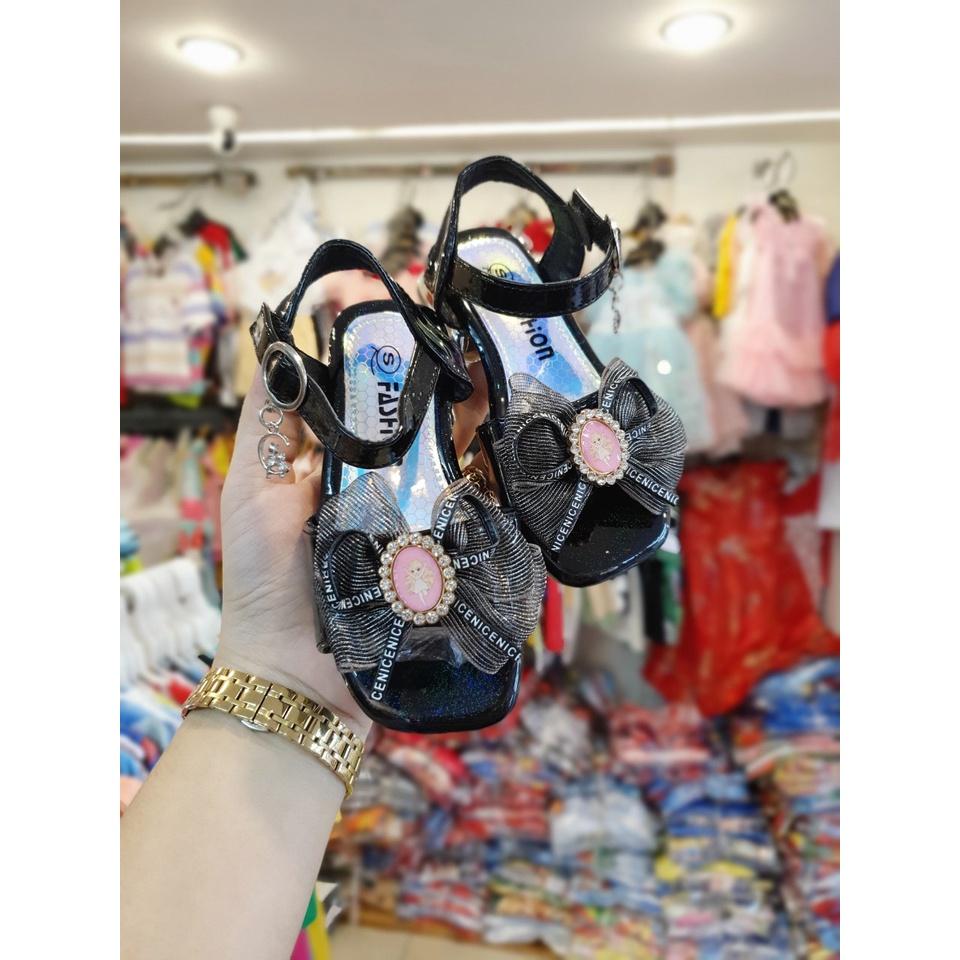 Giày sandal công chúa cho bé gái size 27-37 hàng Quảng Châu cao cấp