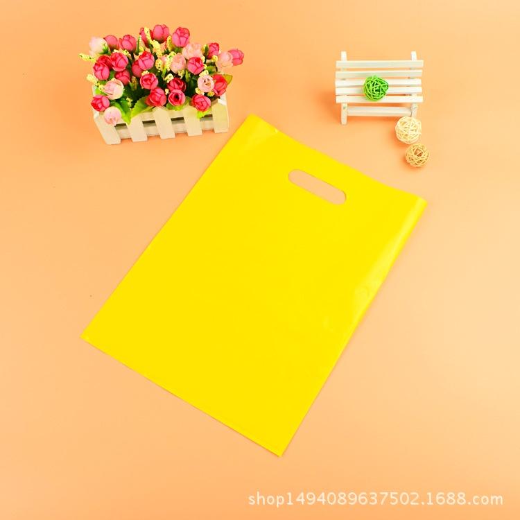 Túi nilong đựng hàng nhiều màu Elashouse Túi Pe đựng quà tặng, mỹ phẩm quần áo có quai xách ( set 10 túi)