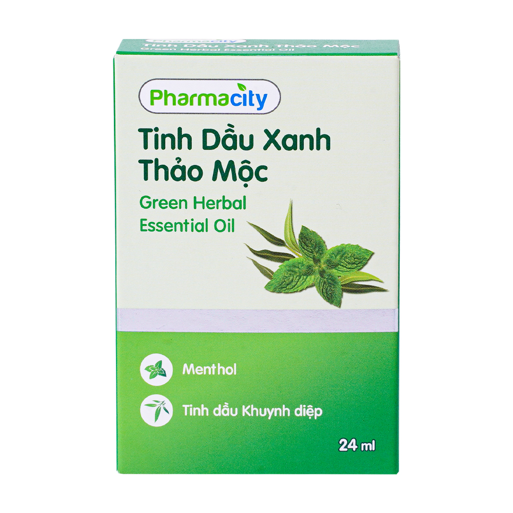 Tinh dầu xanh thảo mộc Pharmacity (Chai 24ml)