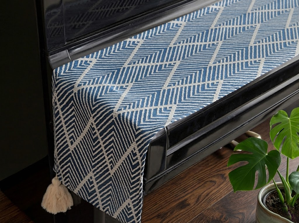 Khăn phủ đàn piano cơ đàn piano điện tử 88 phím sang trọng cổ điển trang trí giáng sinh noel năm mới Tết sinh nhật - Hàng chính hãng