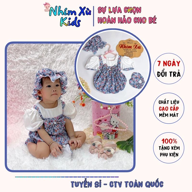 Body Hoa Hiếm Tặng Kèm Nón Và Giày Cho Bé (3kg - 12kg