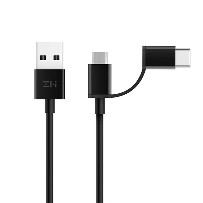 Cáp Sạc Xiaomi ZMI 2 Đầu Type-C / Micro USB - AL501 - 1m - Hàng Nhập Khẩu