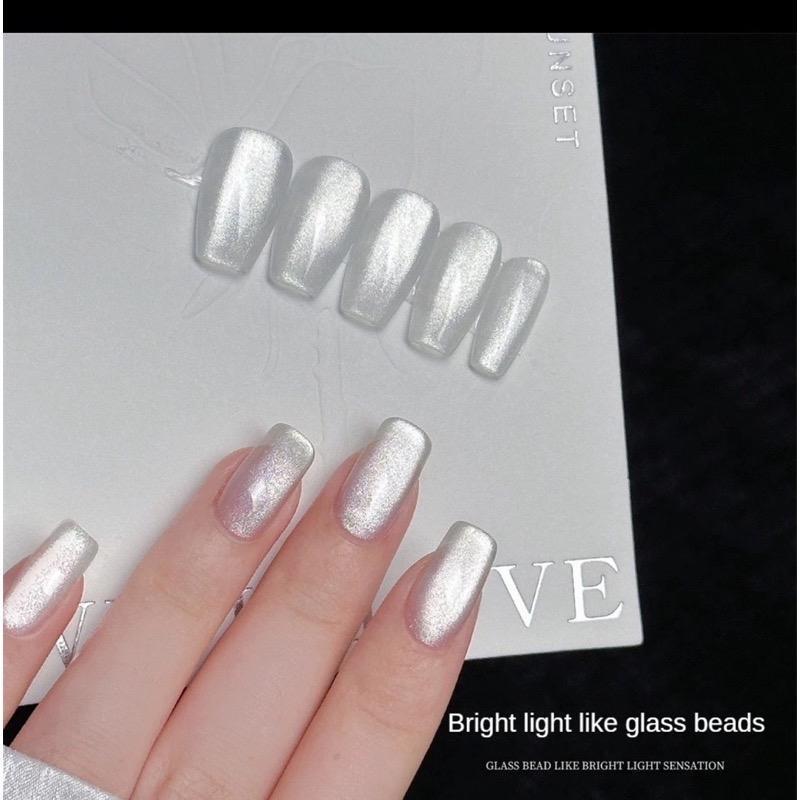 Combo Sơn Gel Mắt Mèo Ánh Trăng Kim Cương Milan Tặng Kèm Nam Châm Vuông To Siêu Từ Tính Đẩy Mắt Mèo nails Siêu Sáng