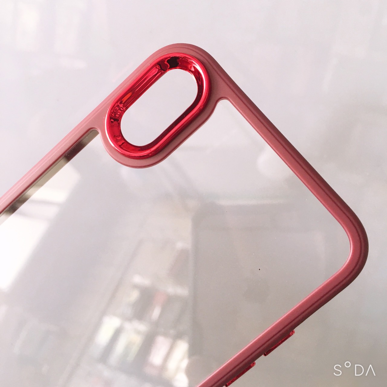 Ốp viền màu lưng trong cạnh vuông chống sốc, chống ố màu,viền camera kim loại dành cho iPhone 7Plus,8Plus, Xs Max