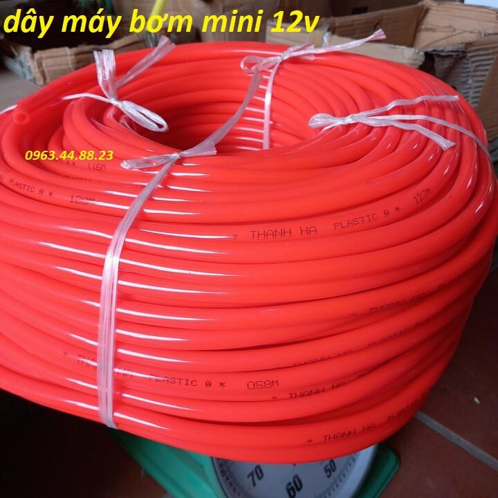 Ống nước 12mm dùng cho máy bơm mini, máy rửa xe mini ...1m dây