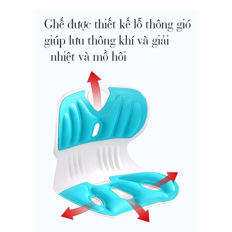Ghế Điều Chỉnh Tư Thế Chống Gù Lưng, Ghế Công Thái Học Chỉnh Dáng Ngồi Đúng Nam Nữ, Trẻ Em, Chống Cong Vẹo Cột Sống