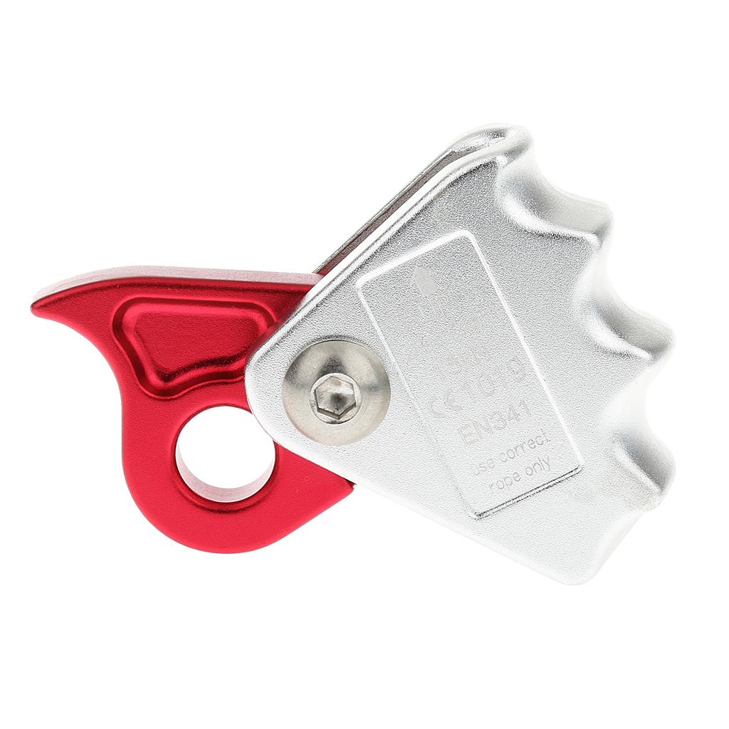 2pcs Rock Climbing Rope Grab Protecta Ascender Riser Clamp for Rope Access, Fall Protection Safety Gear Outdoor Sports Caving Rescue Rigging