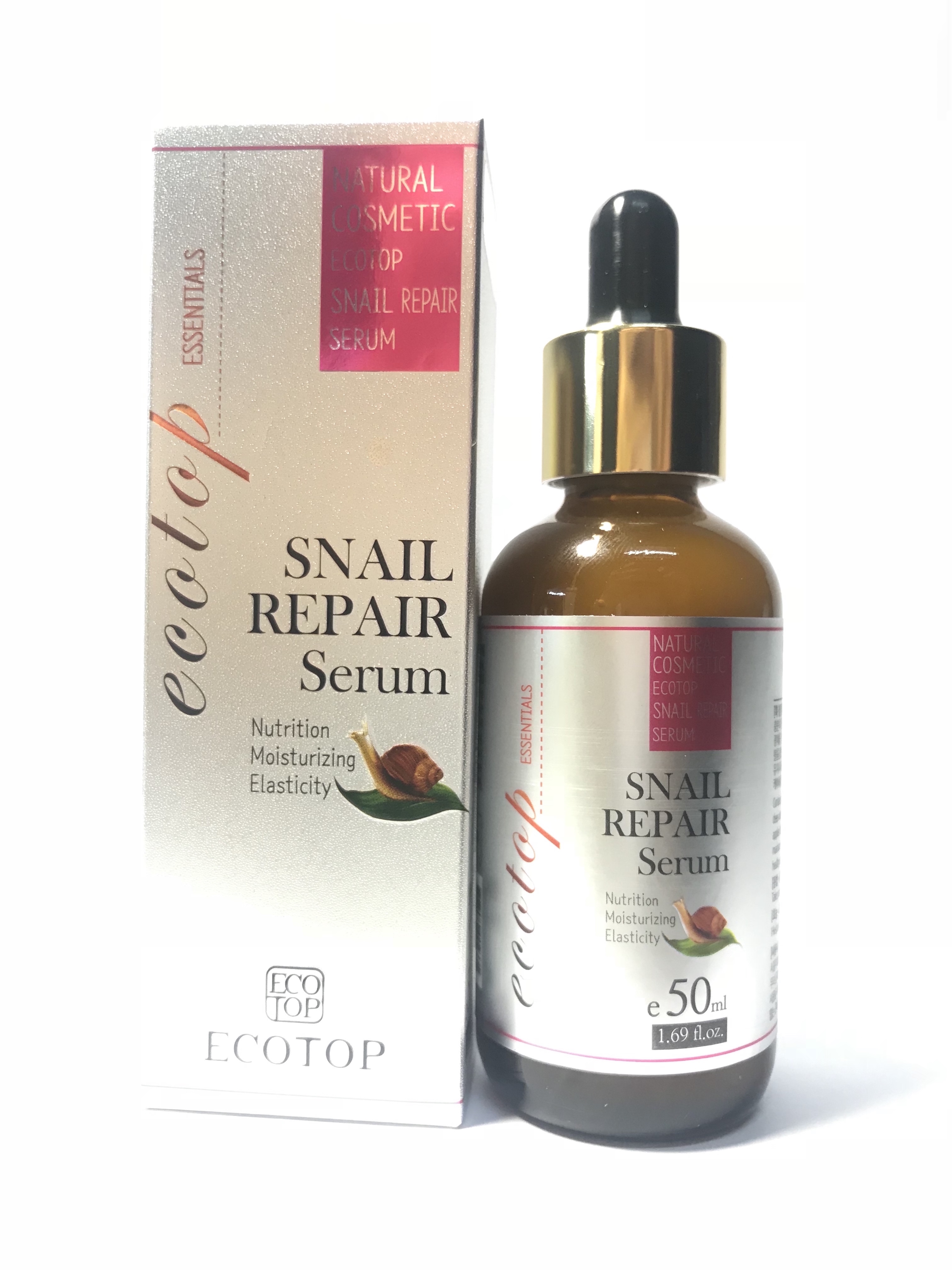 Tinh Chất Serum Chống Lão Hoá Chiết Xuất Dịch Ốc Sên Ecotop Snail Repail 50ml