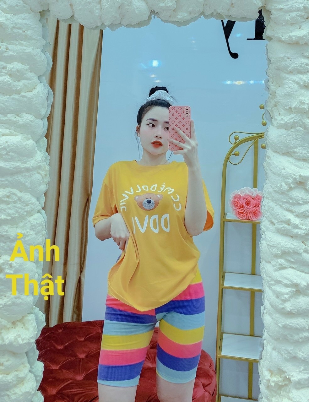 Sét ngố gấu sắc màu dễ thương chất đẹp hàng y ảnh