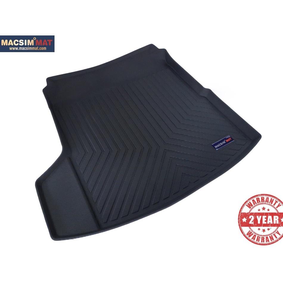 Thảm lót cốp xe ô tô VOLKSWAGEN Passat 2019-đến nay nhãn hiệu Macsim chất liệu TPV cao cấp màu đen