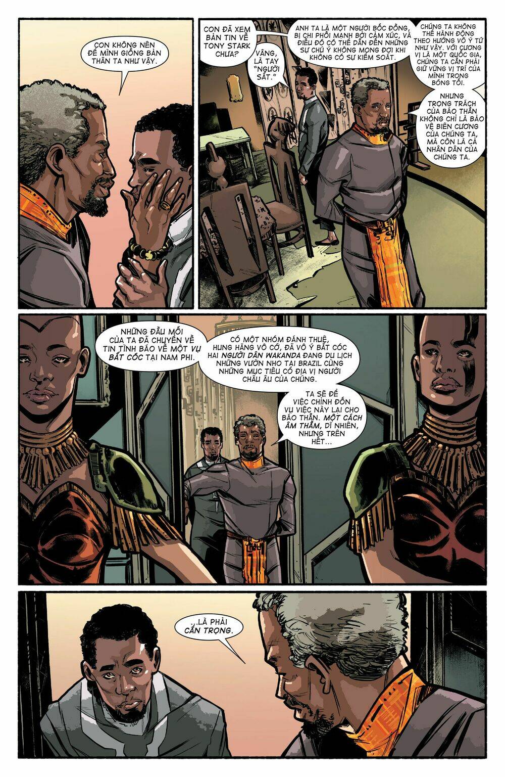 marvel's black panther prelude - hoàng đế báo đen tiền dẫn chapter 1 8