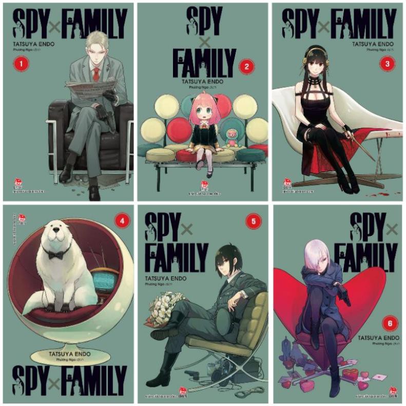 Truyện tranh - Combo 9 tập Spy x Family từ 1 - 9 - Kim Đồng