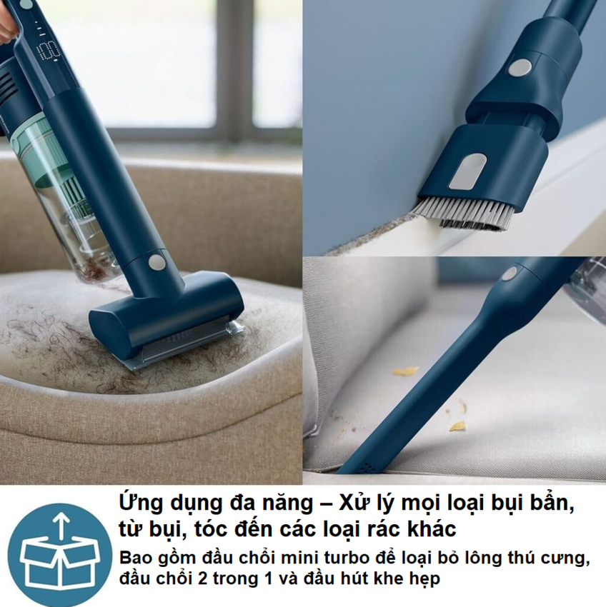 Máy hút bụi không dây Aqua Series 5000, thế hệ 10 chuyên nghiệp. Thương hiệu Hà Lan cao cấp Philips - XC5141. HÀNG CHÍNH HÃNG