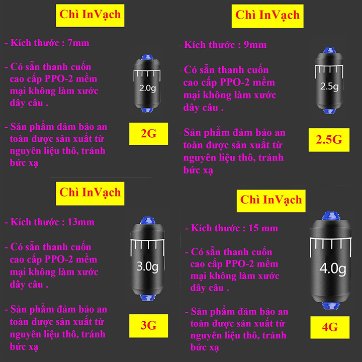 Chì Lá Câu Đài Cuốn Sẵn Thanh Cuốn Chì Cao Cấp PK33