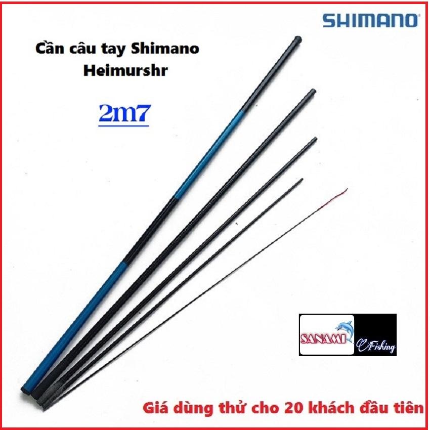 Cần Câu Tay SHIMANO HEIMUSHR Giá Rẻ Cần Câu Đài Dạng Rút Sợi Cacbon - Sanami Fishing