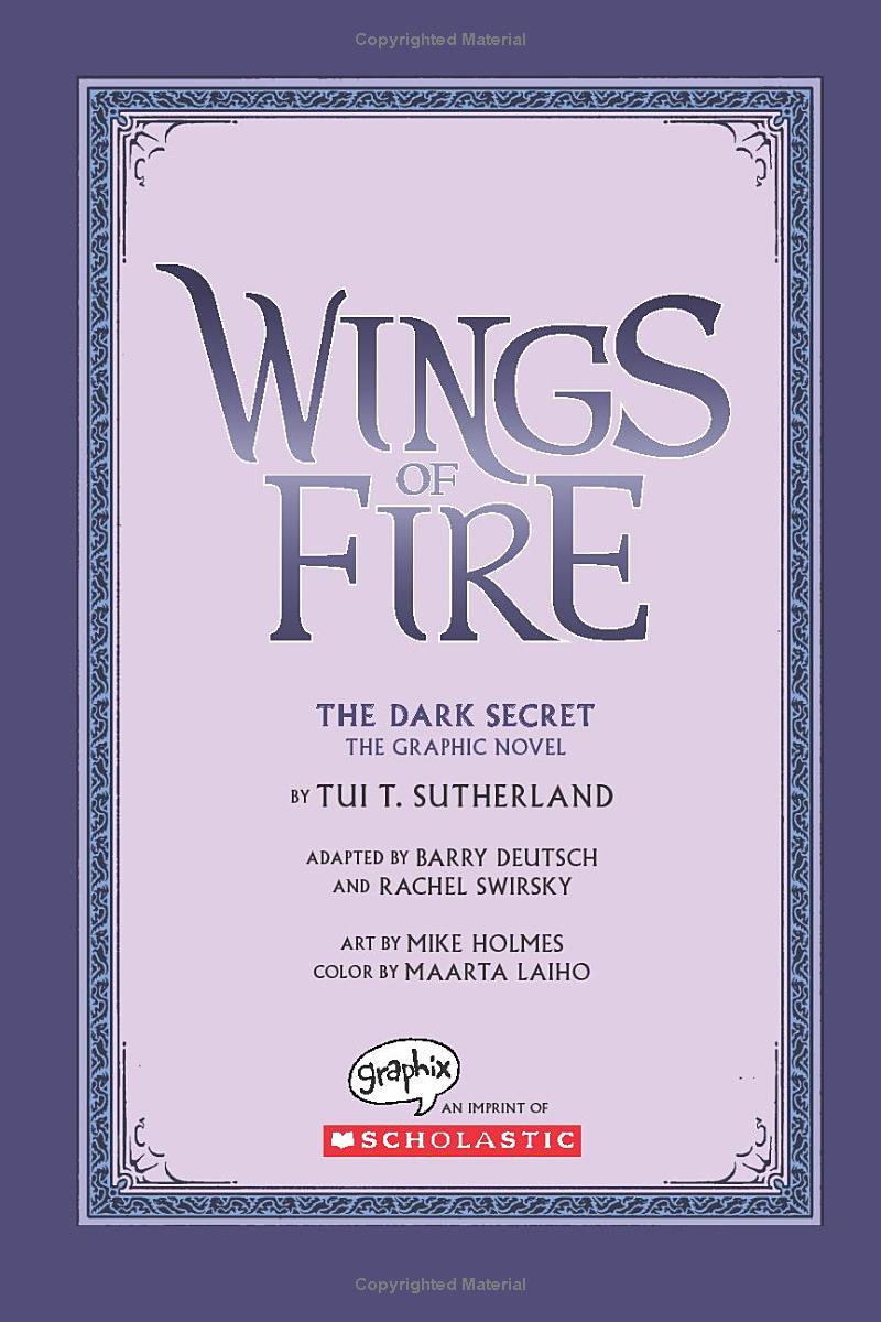 Wings Of Fire #4: The Dark Secret: A Graphic Novel