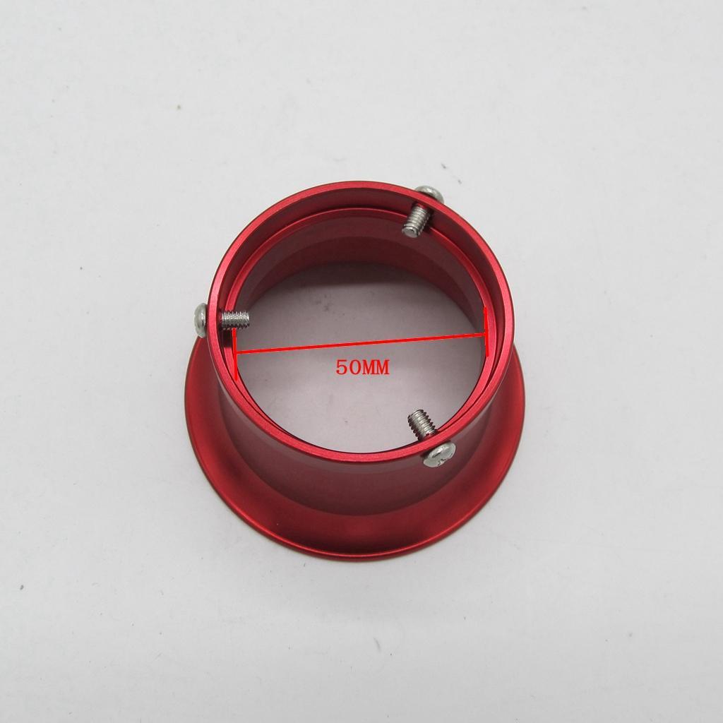50mm Air Filter Interface Cup For 24/26/28/30mm Motorcycle Carburetor Red Black