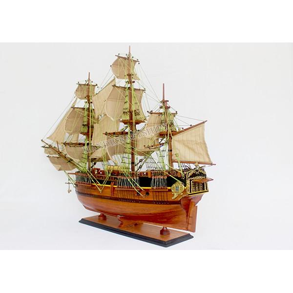 Mô hình thuyền gỗ trang trí HMS Endeavour 110cm