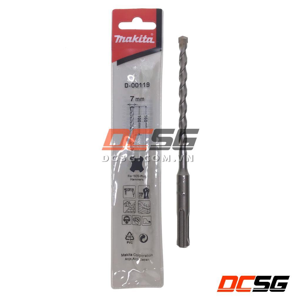 Mũi khoan bê tông dài 160mm chuôi gài SDS-plus Makita | DCSG