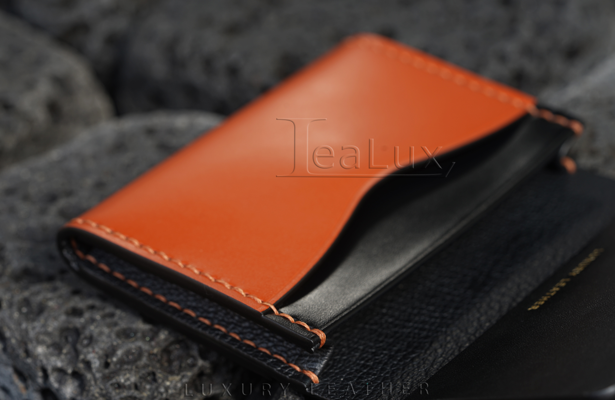 Ví Da Đựng Thẻ Handmade Cao Cấp Lealux Card Wallet