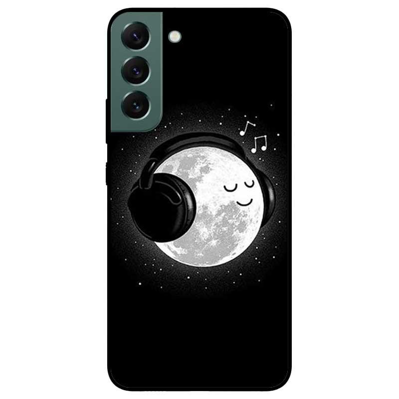 Ốp lưng dành cho Samsung S22 - S22 Plus - S22 Ultra - Mặt Trăng Nghe Nhạc