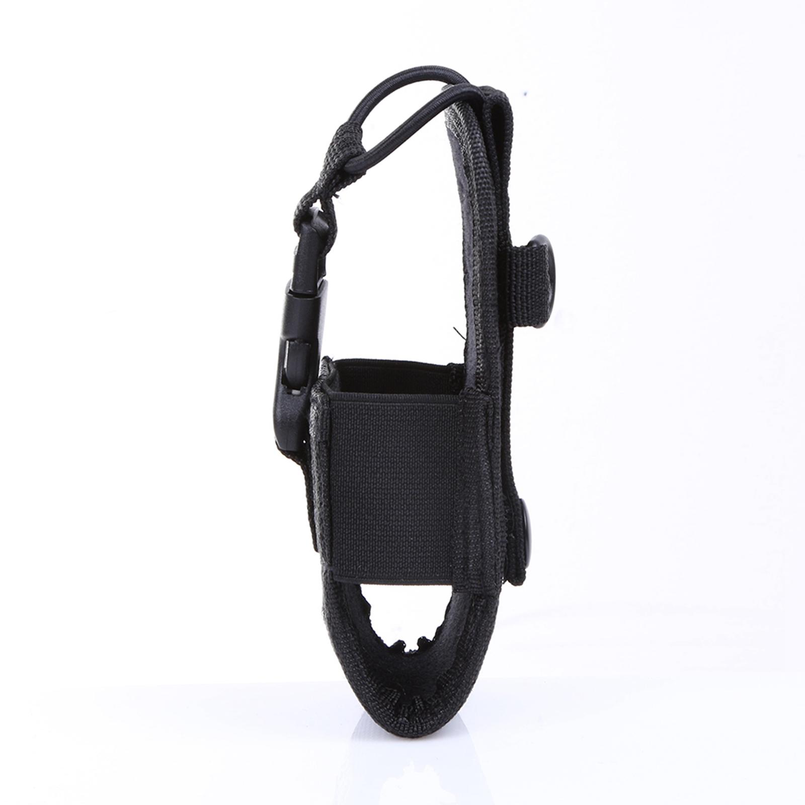 Radio Holder Case Holster Pouch Bag for BaoFeng UV5R Radio Talkie Black