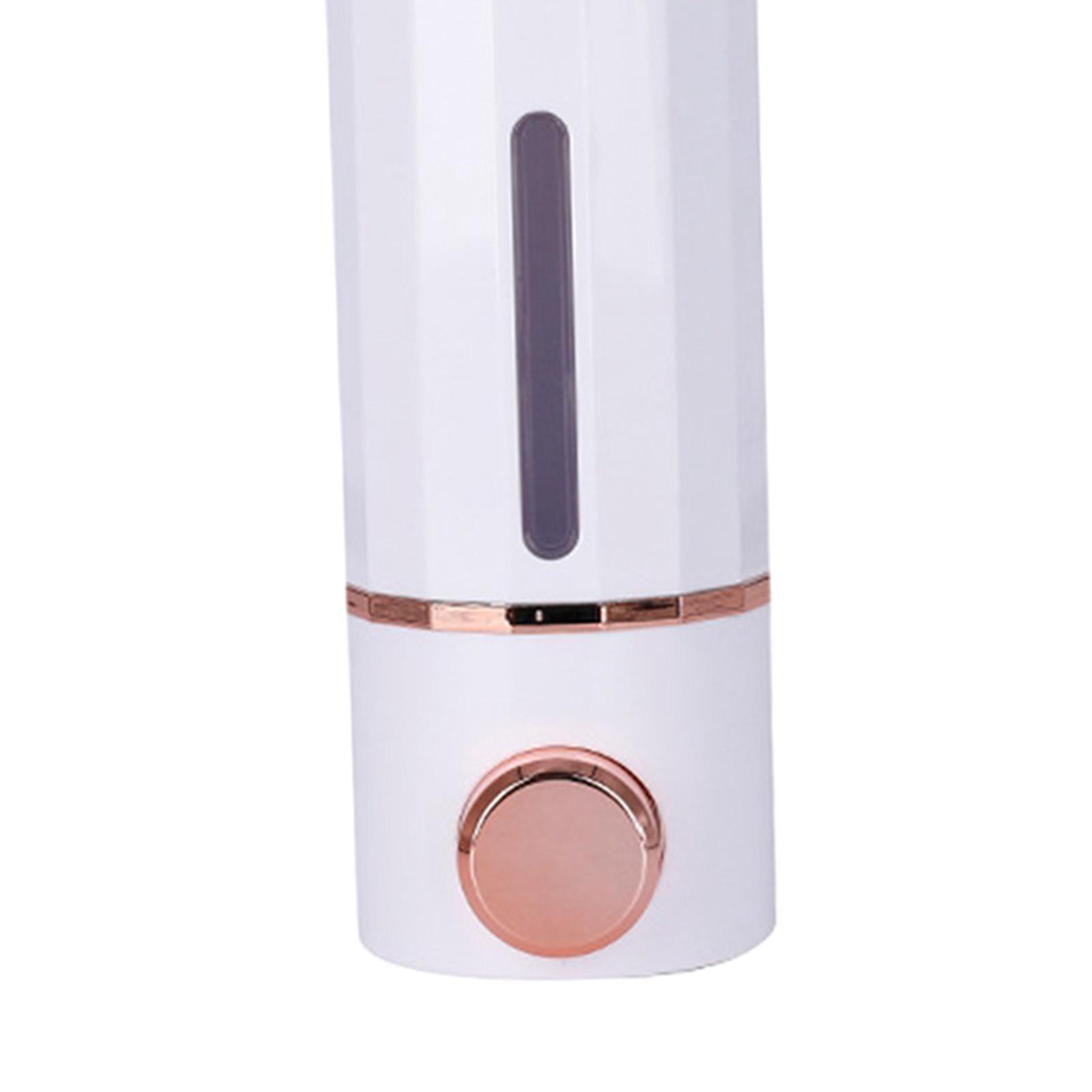Soap Dispenser Shampoo Dispenser Refillable Stylish 300ml Wall Mount Manual Liquid Pump Dispenser for Hotel Bathroom Washroom