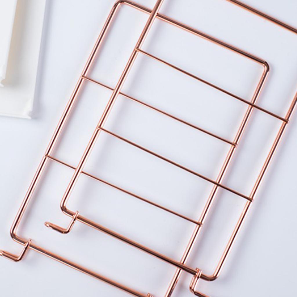 2 Tier Kitchen Spice Shelf Rack Storage Organizer Seasoning Bottle Stand Golden