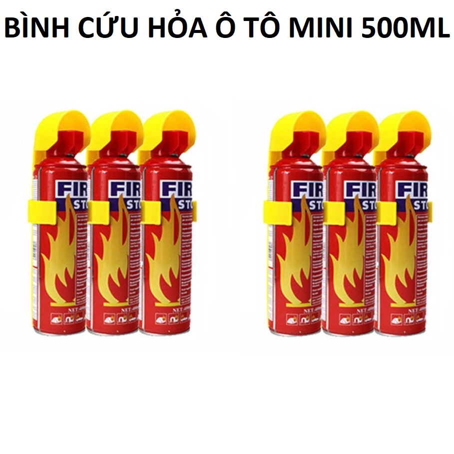 Bình Cứu Hỏa FIRE Stop - Bình Chữa Cháy Mini - Dập Lửa Khẩn Cấp Ô Tô, Xe Máy, Văn Phòng - An Toàn loại tốt