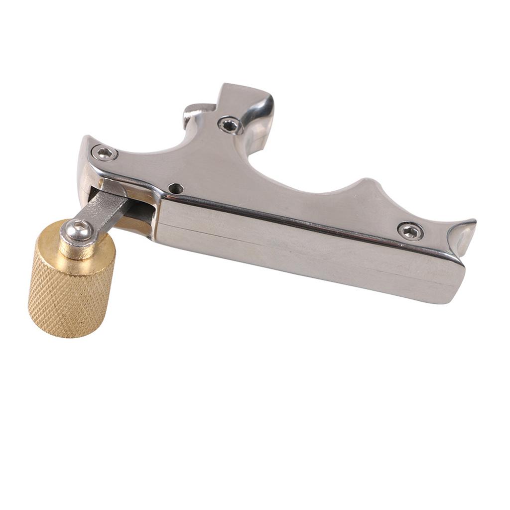 Stainless Steel Compound Bow Release Aid Trigger Archery Accessories Silver