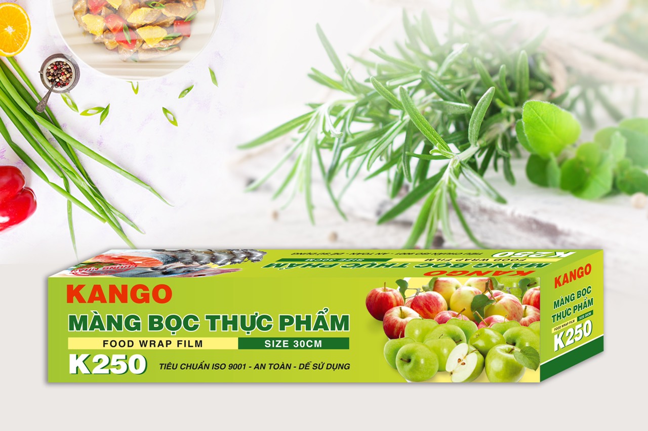 Màng bọc thực phẩm an toàn tiện lợi. Đạt chứng chỉ ISO 9001, JAS-ANZ