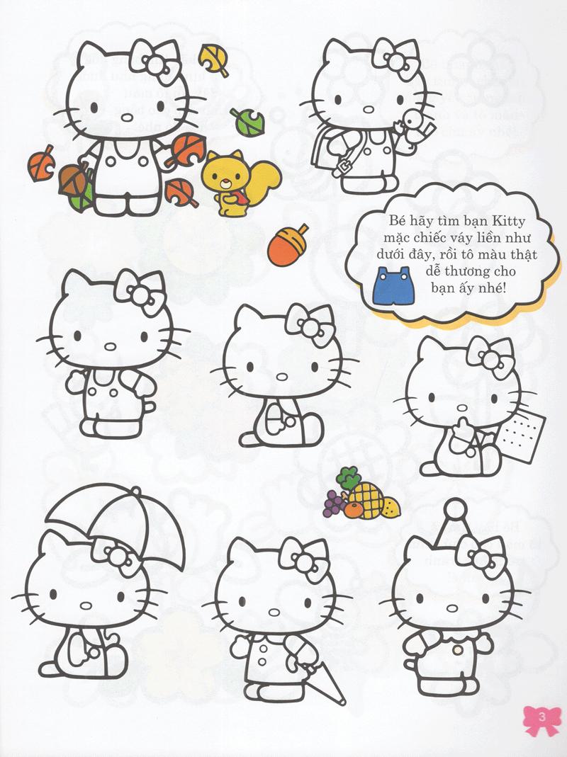 Hello Kitty - Rèn Luyện Khả Năng Nhận Biết (Tô Màu)