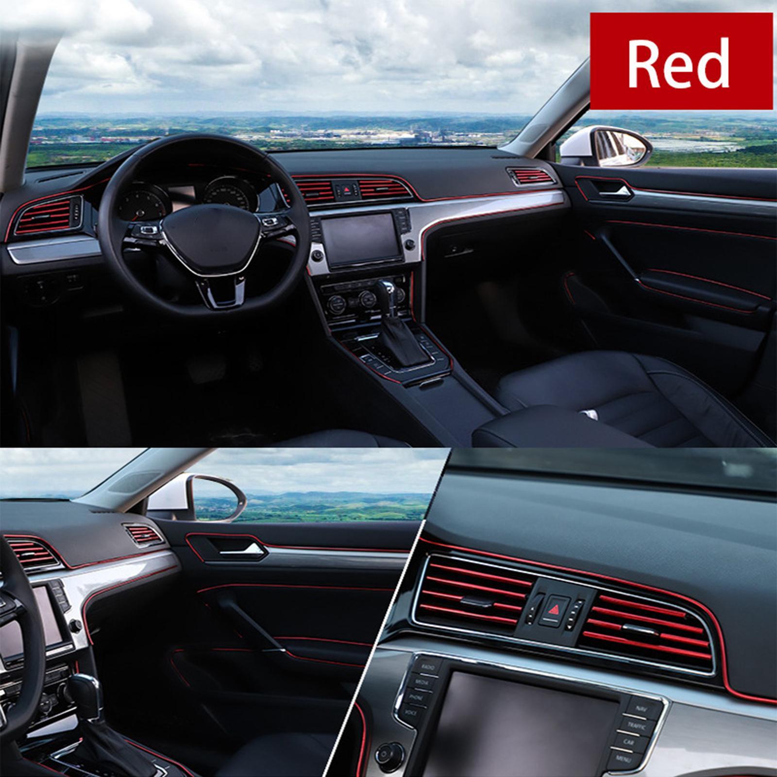 Car Interior Moulding Strips Trim Decoration Accessories DIY Flexible Strip Garnish Accessory for Dashboard
