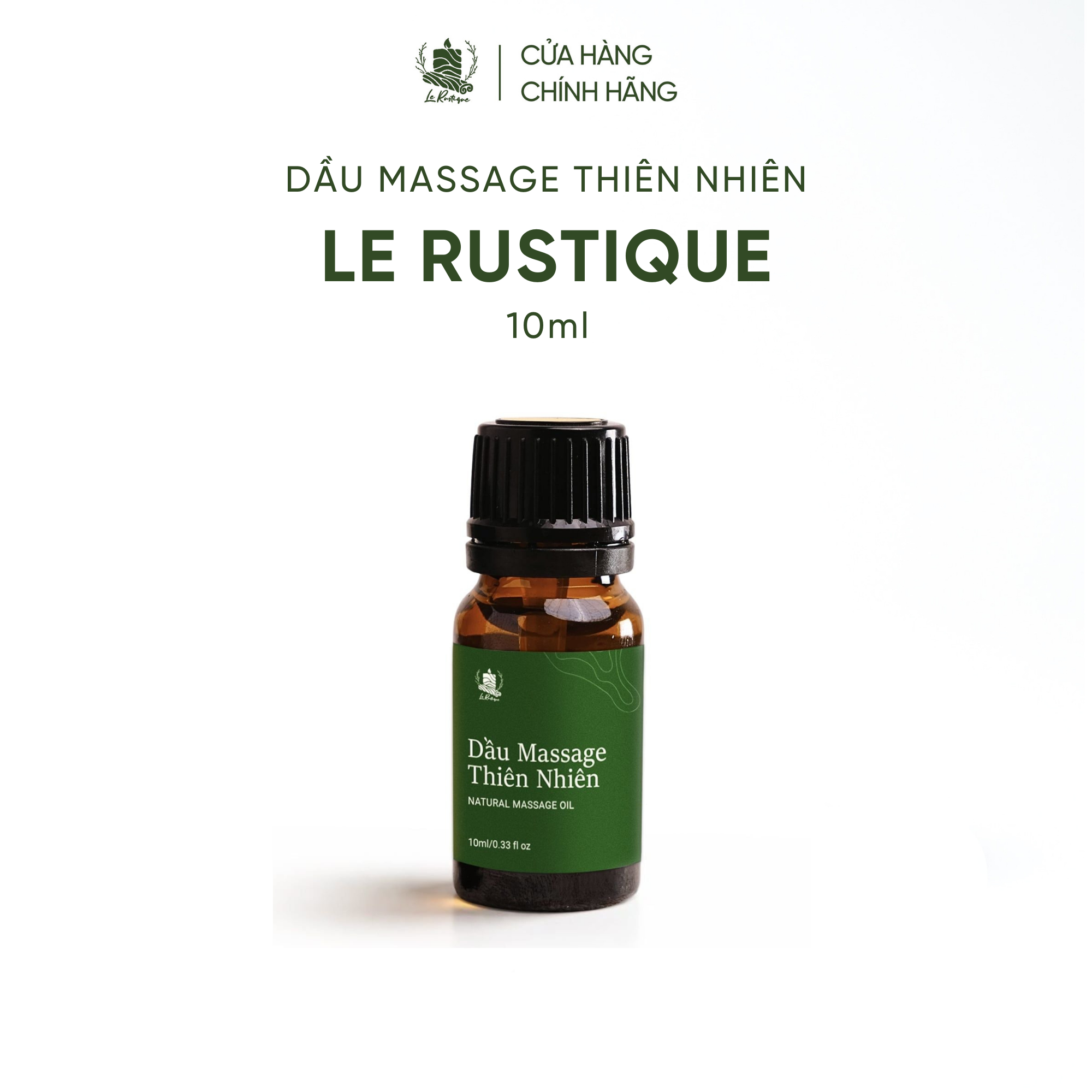 Dầu Massage Thiên Nhiên Le Rustique 500ml - Le Rustique Natural Massage Oil 500ml