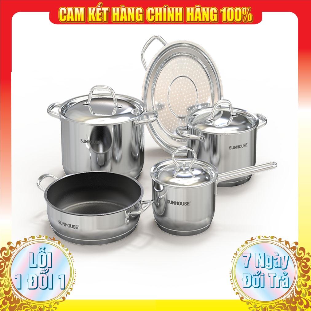 BỘ NỒI INOX 5 ĐÁY SHG995