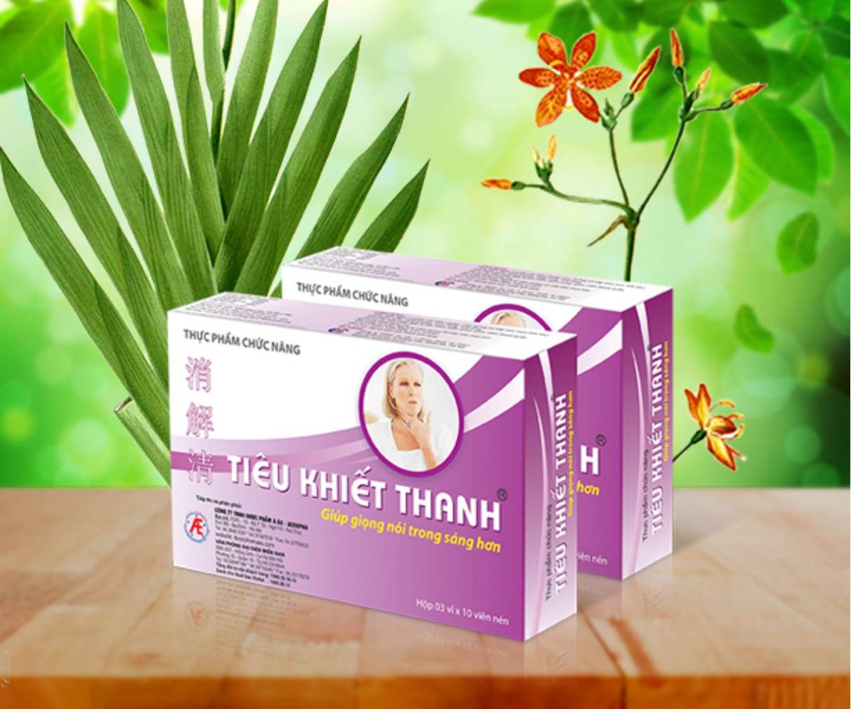 Thực Phẩm Chức Năng TIÊU KHIẾT THANH - Giúp Giọng Nói Trong Sáng Hơn