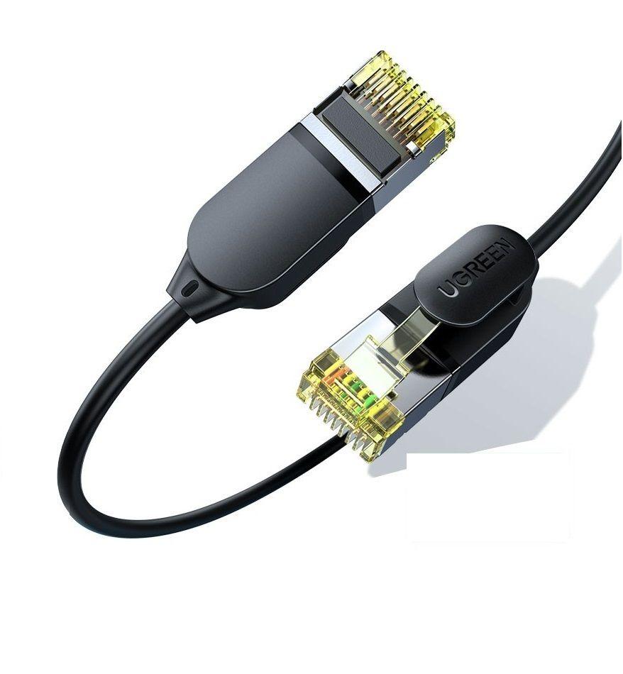 Ugreen UG80414NW149TK 0.5M 10Gbps màu đen cáp mạng CAT7 siêu mỏng nhỏ 0.38mm - HÀNG CHÍNH HÃNG