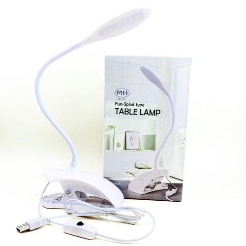 (CAM KẾT GIAO ĐÚNG MÀU ) ĐÈN ĐỌC SÁCH KẸP BÀN CHỐNG CẬN 14 CHIP LED THÔNG MINH TABLE LAMB NGUỒN USB - Đèn đọc sách kẹp b