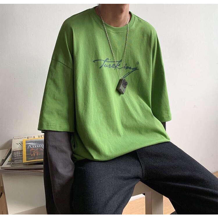 Áo thun tay dài form rộng unisex - Sweater turnking