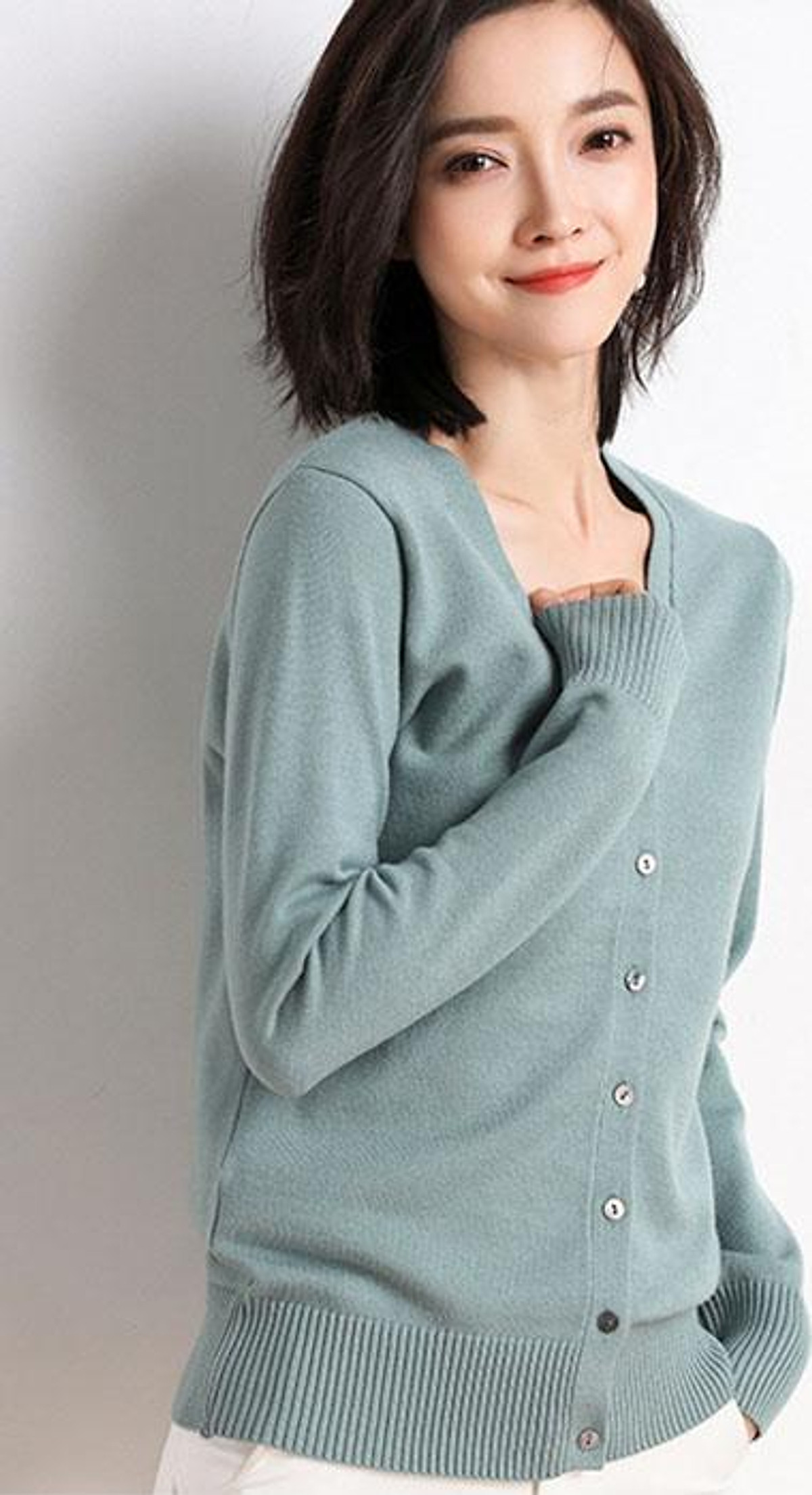 Áo cardigan len nữ basic chất đẹp