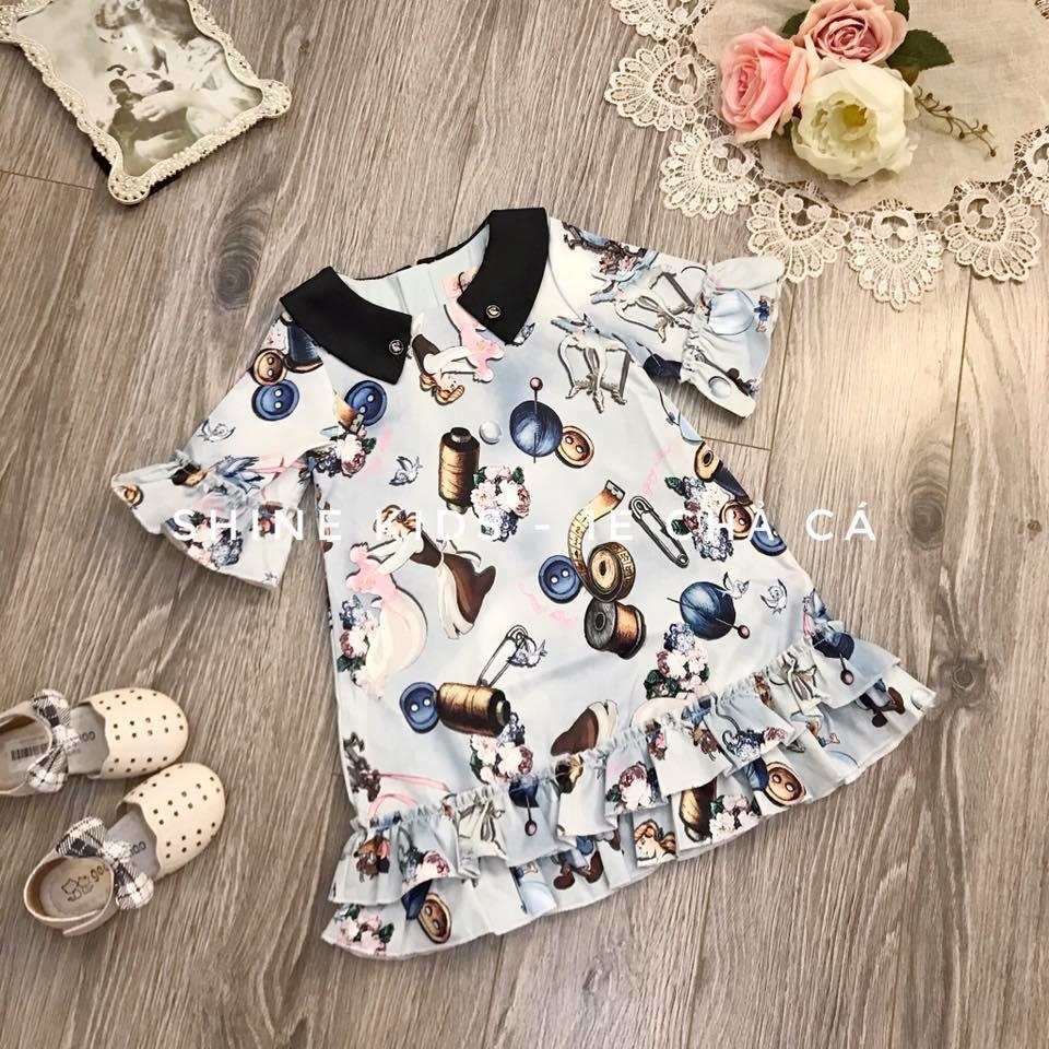 Váy đuôi cá lọ lem cho bé gái