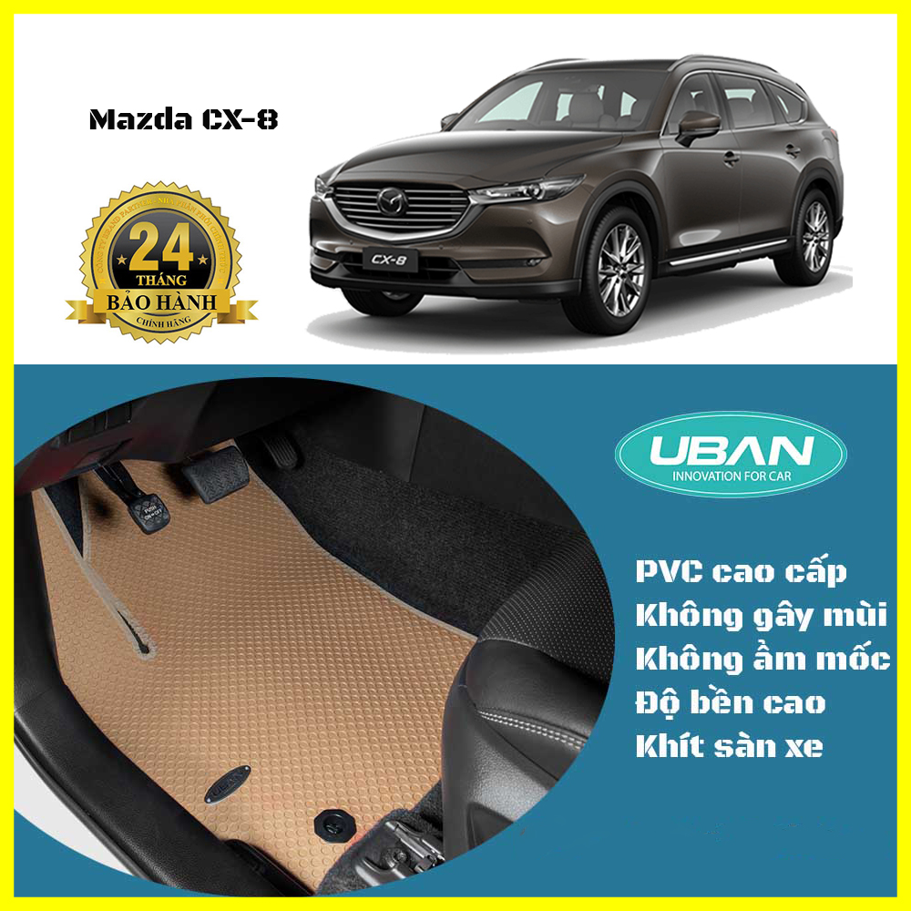 Thảm lót sàn ô tô UBAN cho xe Mazda CX-8 - Nhập khẩu Thái Lan