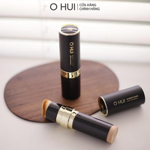 Bộ Kem nền dạng thỏi siêu che phủ kiểm soát nhờn OHUI Ultimate Cover Stick Foudation và Bảng phấn mắt 5 màu