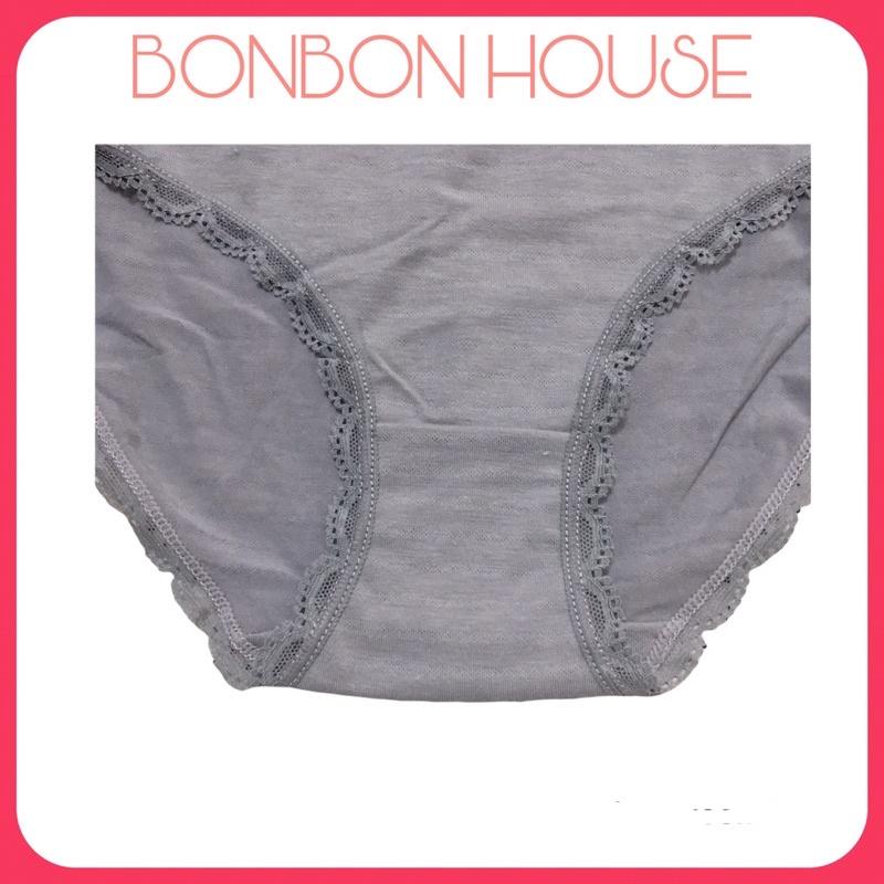 Quần Lót Cotton Thun Viền Ren Mềm Mại